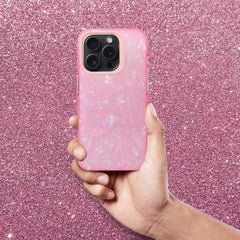 COPERTURA PER IPHONE 16 PRO HEYCASE CRYSTALIC PINK