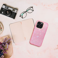 COPERTURA PER IPHONE 16 PRO HEYCASE CRYSTALIC PINK
