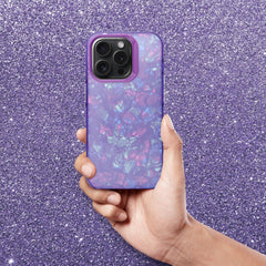 COPERTURA PER IPHONE 16 PRO HEYCASE CRYSTALIC VIOLET