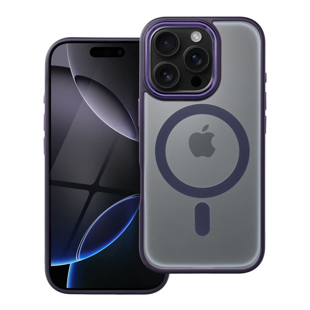 COPERTURA PER IPHONE 16 PRO MAX HEYCASE MAG MAGSAFE MATTE PURPLE