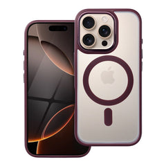 COPERTURA PER IPHONE 16 PRO MAX HEYCASE MAG MAGSAFE PLUM RED