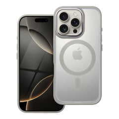 COPERTURA PER IPHONE 16 PRO MAX HEYCASE MAG MAGSAFE TITANIO