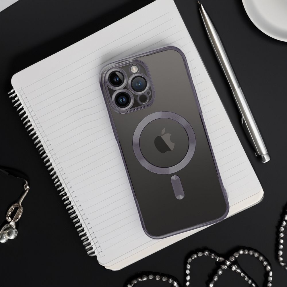 COPERTURA PER IPHONE 16 PLUS HEYCASE MAGSAFE MAG SHINE NERA
