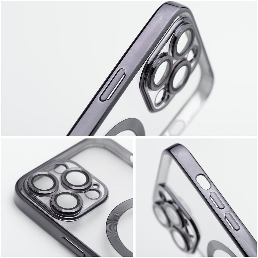 COPERTURA PER IPHONE 16 PLUS HEYCASE MAGSAFE MAG SHINE NERA