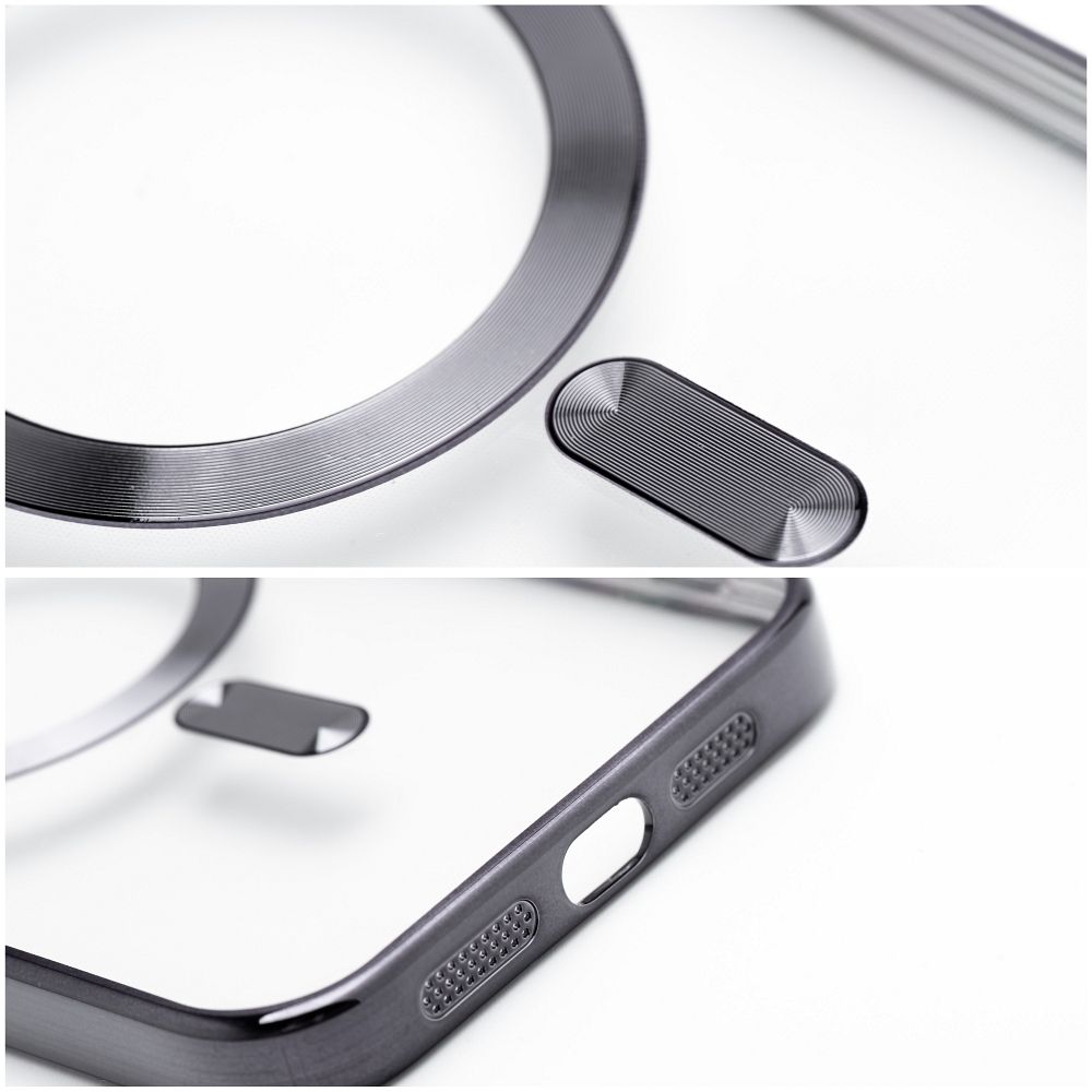 COPERTURA PER IPHONE 16 PLUS HEYCASE MAGSAFE MAG SHINE NERA