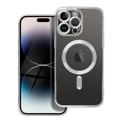 COPERTURA PER IPHONE 16 PRO MAX HEYCASE MAGSAFE MAG SHINE ARGENTO