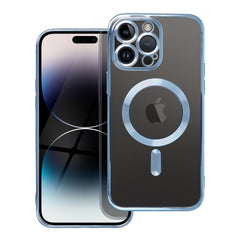 COPERTURA PER IPHONE 16 PRO MAX HEYCASE MAGSAFE MAG SHINE SKY BLUE