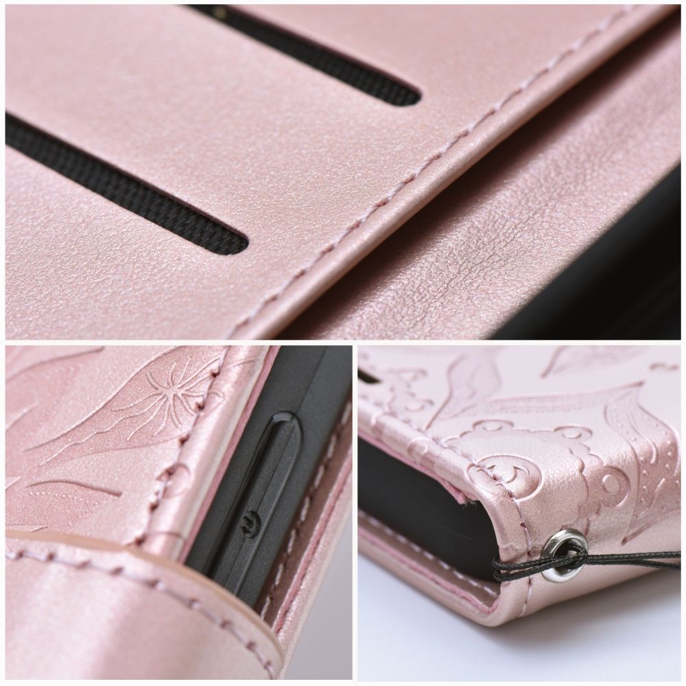 COPERTURA PER IPHONE 16 PLUS HEYCASE MEZZO WALLET MANDALA ROSE GOLD