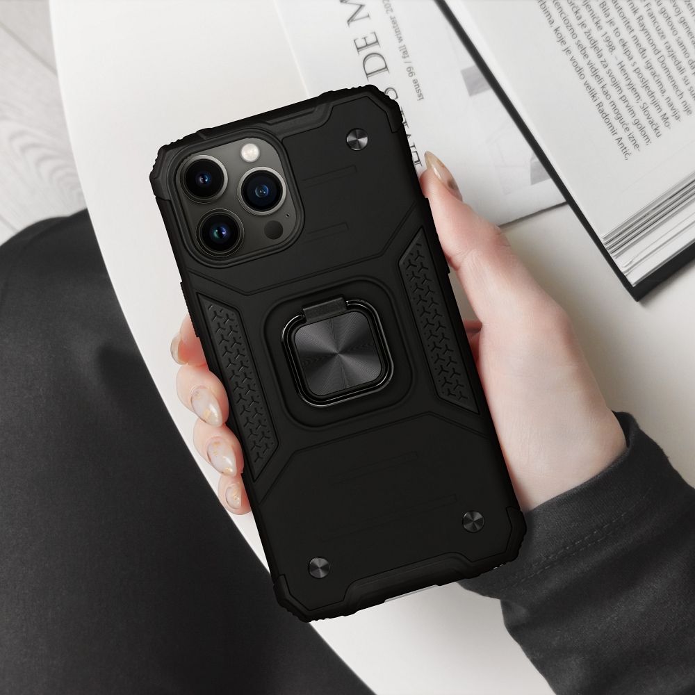 COPERTURA PER IPHONE 16 PRO MAX HEYCASE NITRO DEFENSE NERA