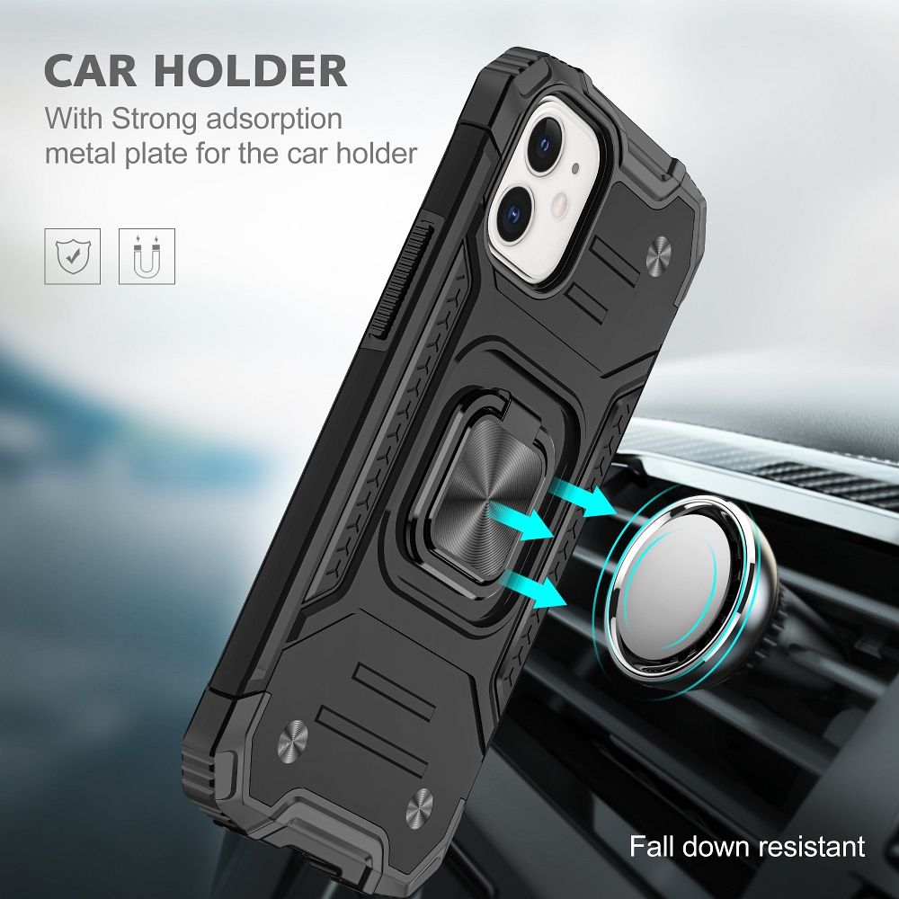 COPERTURA PER IPHONE 16 PRO MAX HEYCASE NITRO DEFENSE NERA