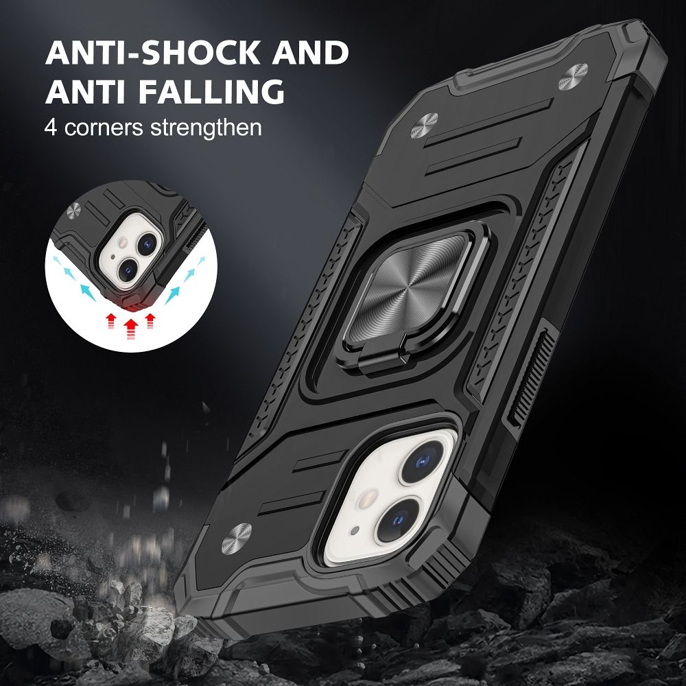 COPERTURA PER IPHONE 16 PRO HEYCASE NITRO DEFENSE NERA