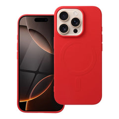COPERTURA PER IPHONE 16 PRO MAX HEYCASE SILICONE MAG MAGSAFE ROSSO
