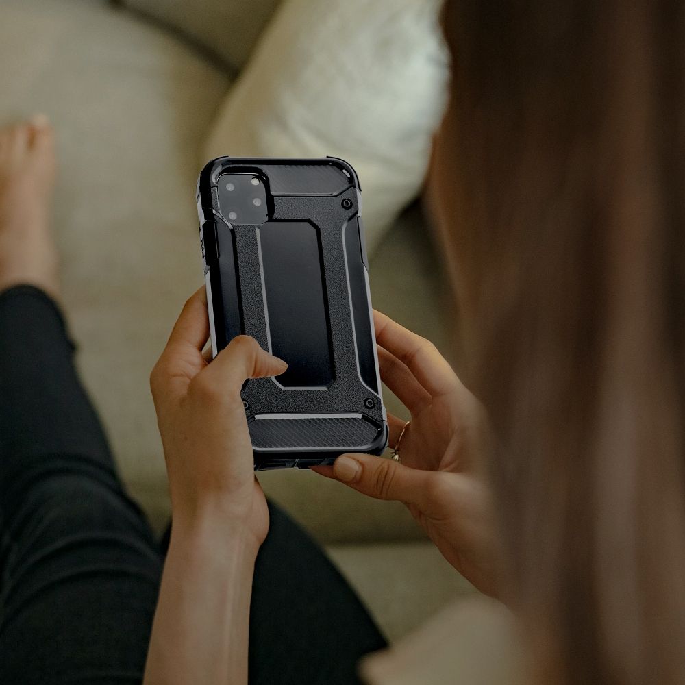 COPERTURA PER IPHONE 16 PLUS HEYCASE ARMOR DEFENSE NERA