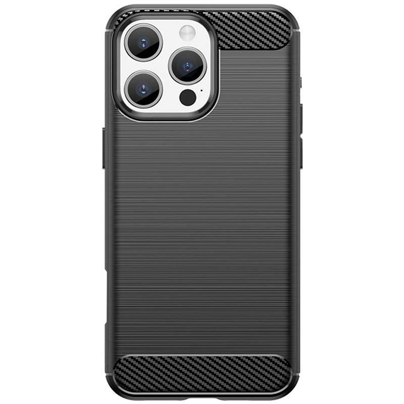 COPERTURA PER IPHONE 16 PRO HEYCASE CARBON BLACK
