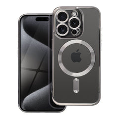 COPERTURA PER IPHONE 16 PRO MAX HEYCASE MAGSAFE MAG SHINE TITANIO
