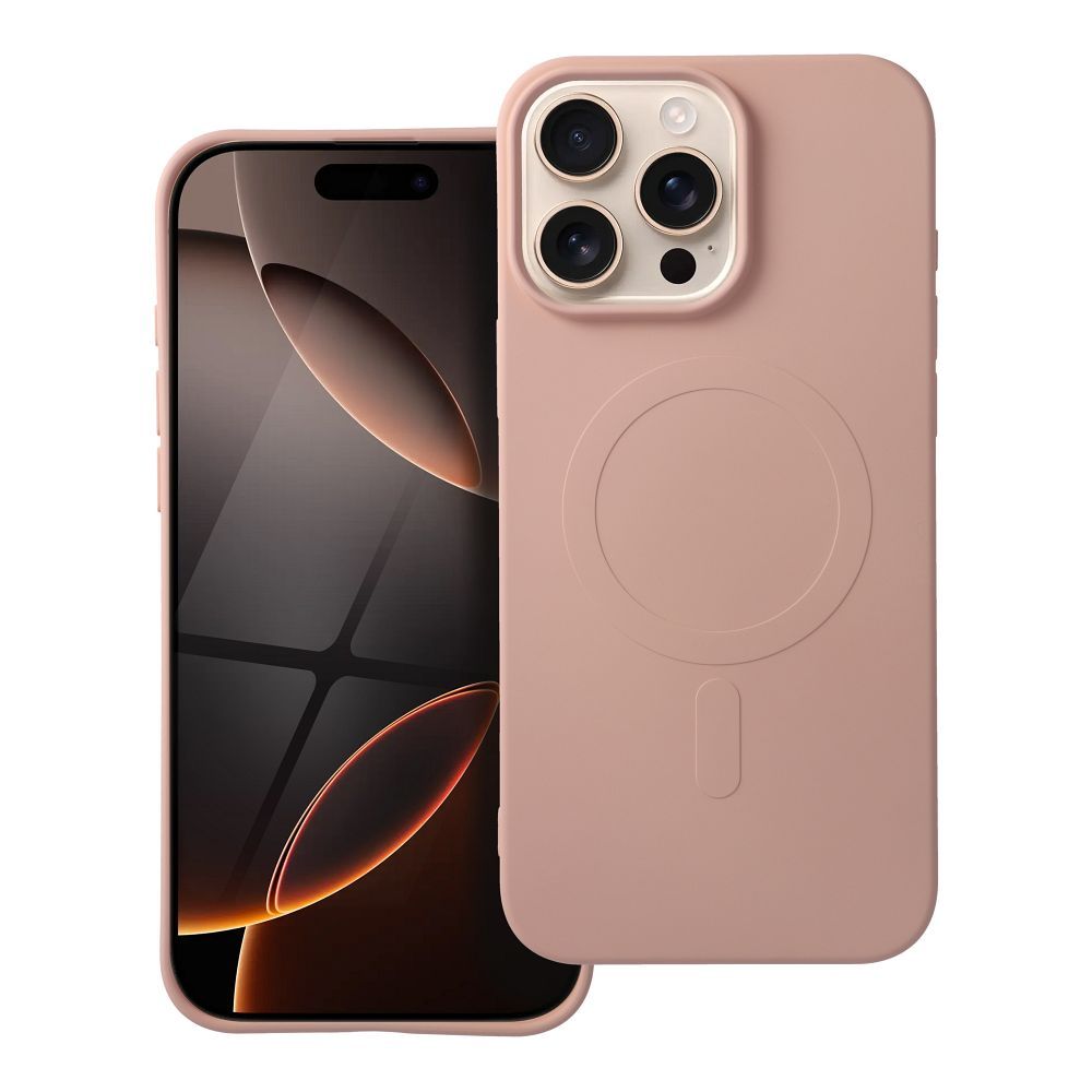 COPERTURA PER IPHONE 16 PRO MAX HEYCASE SILICONE MAG MAGSAFE ROSA