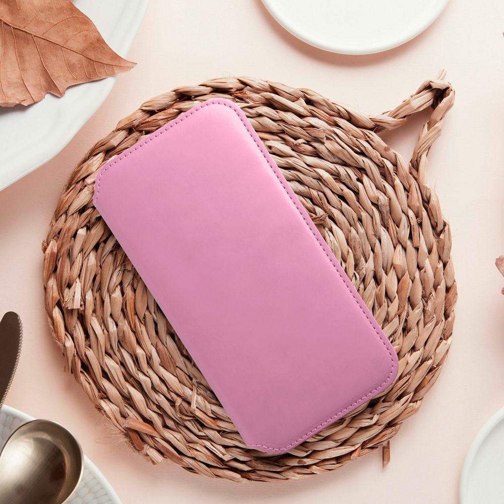 COPERTINA PER IPHONE 16 PLUS HEYCASE WALLET BOOK ROSA