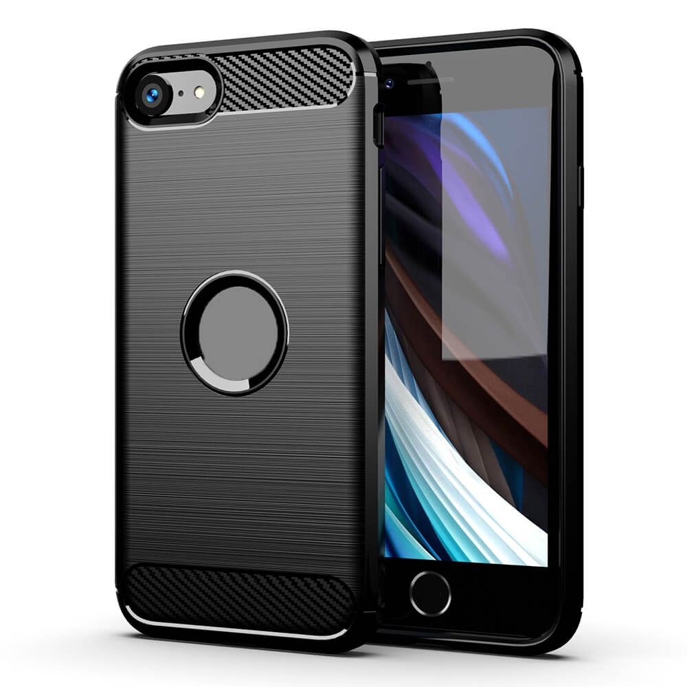 COPERTURA PER IPHONE 7 / 8 HEYCASE CARBON BLACK