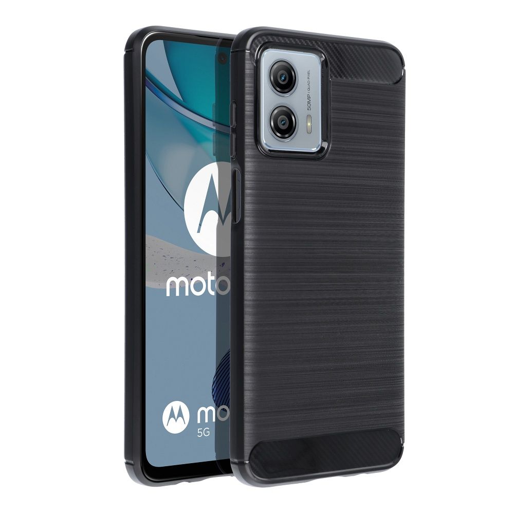 COPERTURA PER MOTOROLA G53 / G13 HEYCASE CARBON BLACK