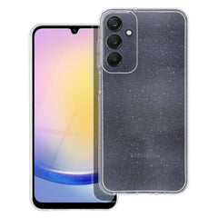 COPERTURA PER SAMSUNG A25 5G HEYCASE GLITTER TRASPARENTE