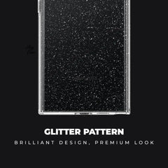 COPERTURA PER SAMSUNG A25 5G HEYCASE GLITTER TRASPARENTE