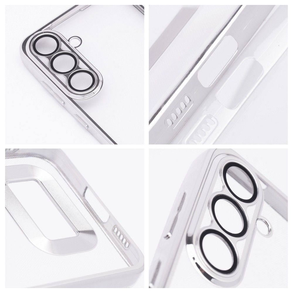 COPERTURA PER SAMSUNG GALAXY A15 5G / A15 4G HEYCASE GLAM ARGENTO