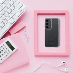 COPERTURA PER SAMSUNG GALAXY A15 5G / A15 4G HEYCASE GLITTER TRASPARENTE