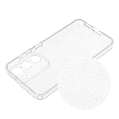 COPERTURA PER SAMSUNG GALAXY A15 5G / A15 4G HEYCASE GLITTER TRASPARENTE