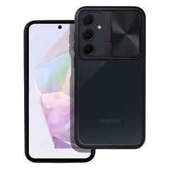 COPERTURA PER SAMSUNG GALAXY A15 5G HEYCASE SLIDER CAMSHIELD NERA