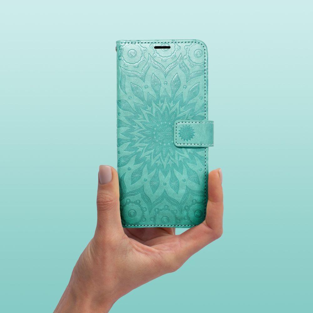 COPERTURA PER SAMSUNG GALAXY A16 4G / 5G HEYCASE MAGNET WALLET MANDALA VERDE