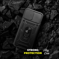 COPERTURA PER SAMSUNG GALAXY A25 5G HEYCASE CAMSHIELD NERA