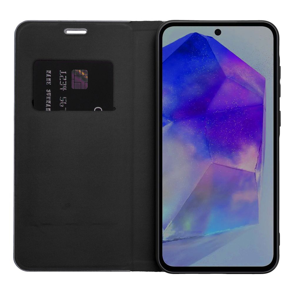 COPERTURA PER SAMSUNG GALAXY A25 5G HEYCASE LUNA WALLET NERA