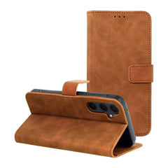 COPERTURA PER SAMSUNG GALAXY A35 5G HEYCASE TENDER WALLET MARRONE