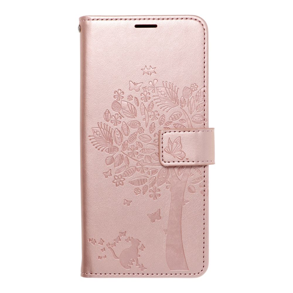 COPERTURA PER SAMSUNG GALAXY A55 5G HEYCASE MAGNET WALLET LEGNO ROSA