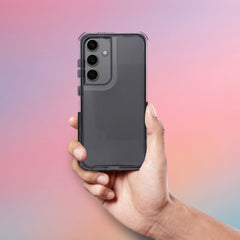 COPERTURA PER SAMSUNG GALAXY S24 FE HEYCASE MATRIX TRASPARENTE / NERA