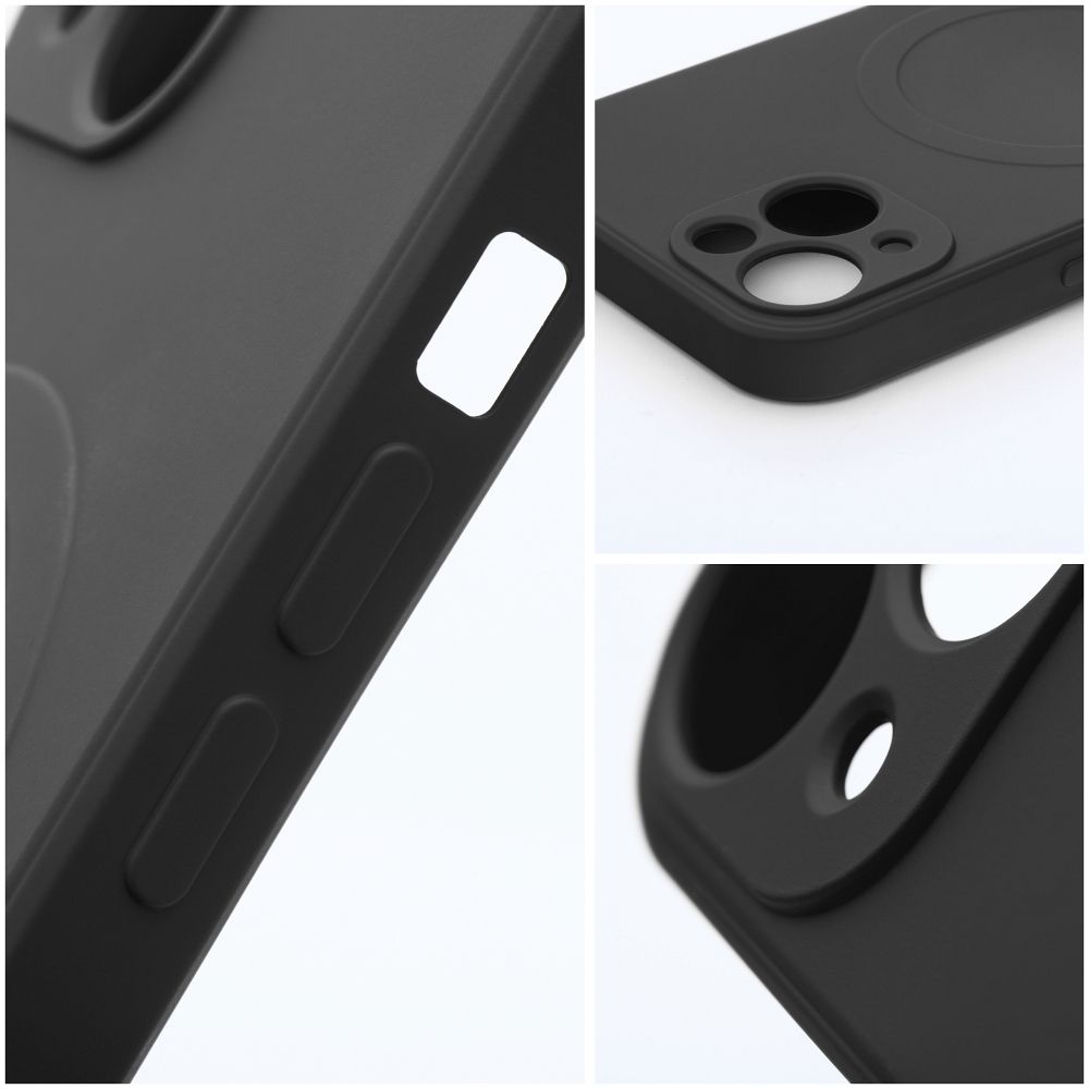 COPERTURA PER SAMSUNG GALAXY S24 FE HEYCASE SILICONE MAG MAGSAFE NERA