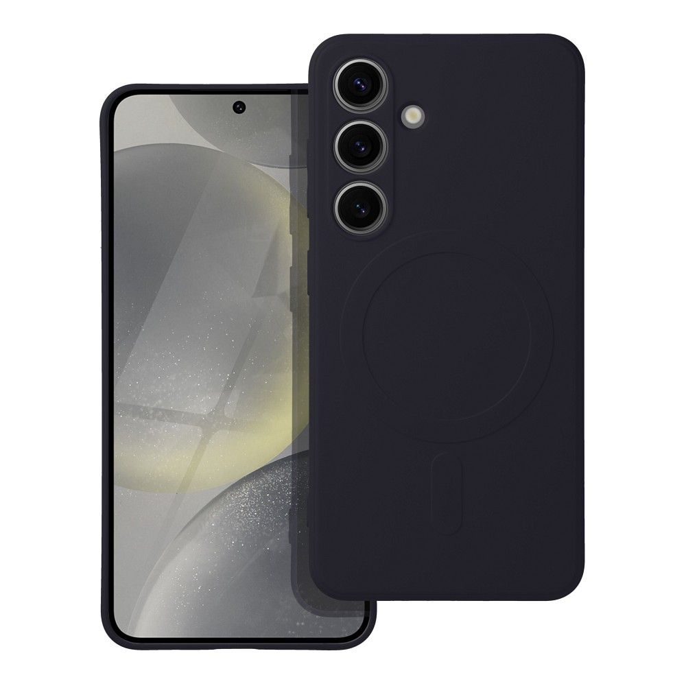 COPERTURA PER SAMSUNG GALAXY S24 FE HEYCASE SILICONE MAG MAGSAFE NERA