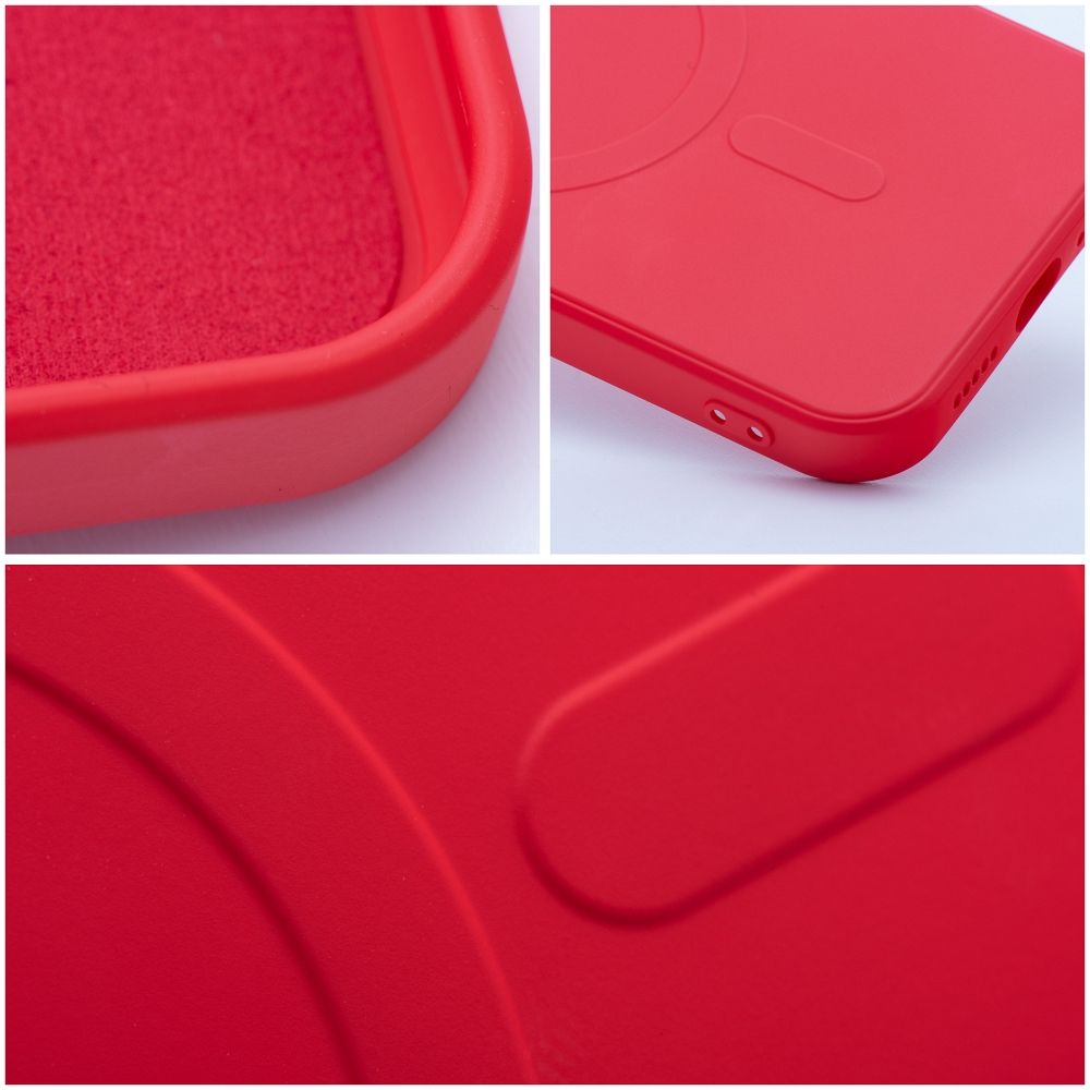 COPERTURA PER SAMSUNG GALAXY S24 FE HEYCASE SILICONE MAG MAGSAFE ROSSO