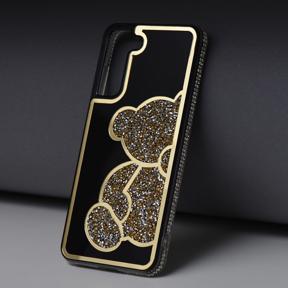 COPERTURA PER SAMSUNG GALAXY S24 FE HEYCASE TEDDY BEAR ORO
