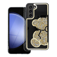COPERTURA PER SAMSUNG GALAXY S24 FE HEYCASE TEDDY BEAR ORO