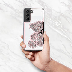 COPERTURA PER SAMSUNG GALAXY S24 FE HEYCASE ORSO TEDDY ROSA