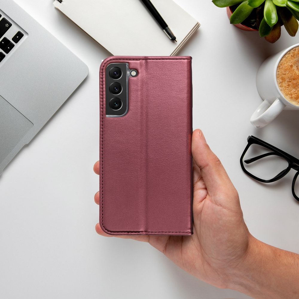 COPERTURA PER SAMSUNG GALAXY S24 FE HEYCASE PORTAFOGLIO BURGUNDY