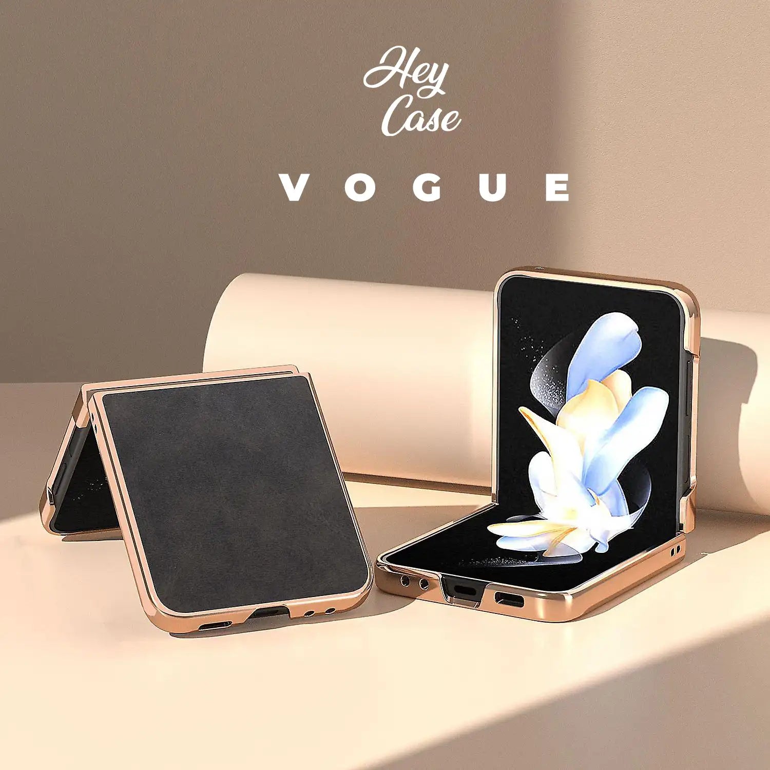 COPERTURA PER SAMSUNG GALAXY Z FLIP 5 5G HEYCASE VOUGE NERA