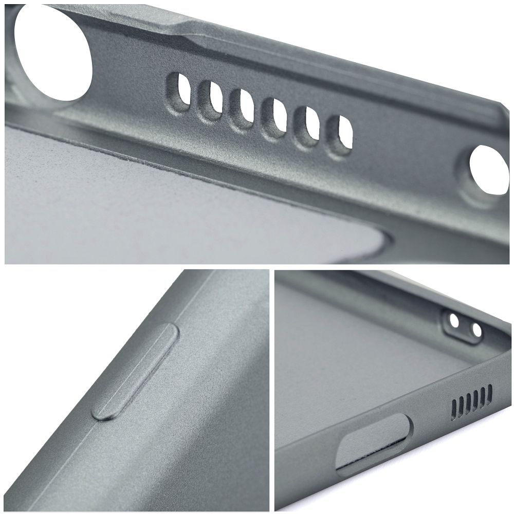 COPERTURA PER XIAOMI REDMI 13C / POCO C65 HEYCASE GRIGIO METALLICO