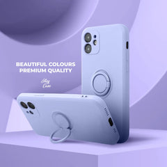CUSTODIA PER IPHONE 7 / 8 / SE 2020 / SE 2022 HEYCASE ICON RING VIOLA