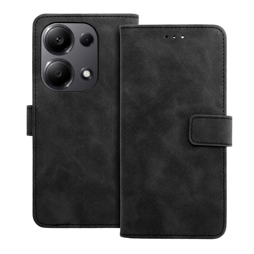 COPERTURA PER XIAOMI REDMI NOTE 13 PRO 4G / POCO M6 PRO 4G HEYCASE TENDER WALLET NERA