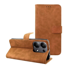 COPERTURA PER XIAOMI REDMI NOTE 13 PRO 4G / POCO M6 PRO 4G HEYCASE TENDER WALLET MARRONE