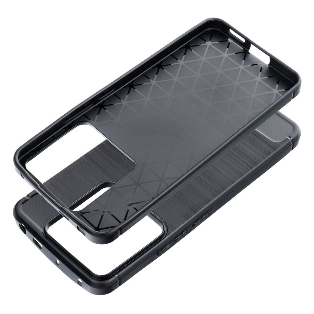COPERTURA PER XIAOMI REDMI NOTE 13 PRO 5G HEYCASE CARBON DEFENDER NERA