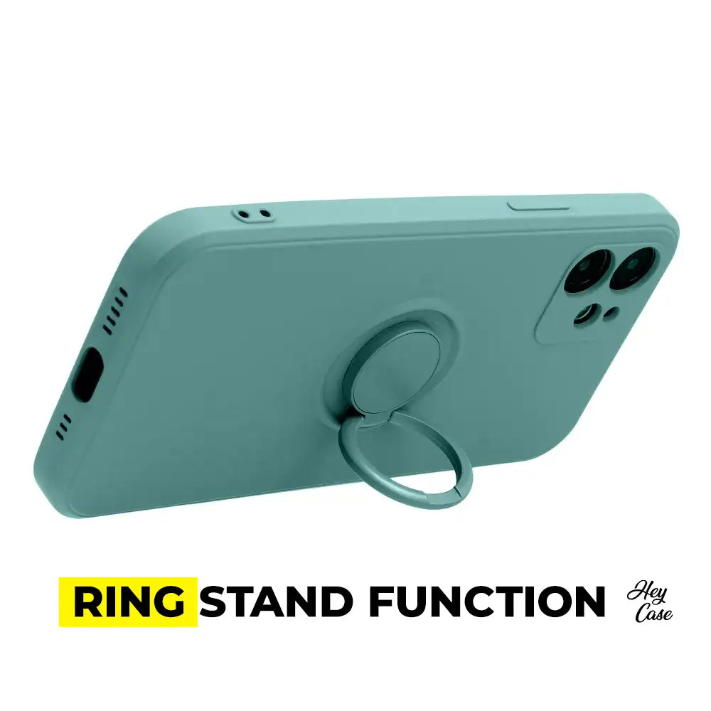 COPERTURA PER XIAOMI REDMI NOTE 13 PRO PLUS 5G HEYCASE ICON RING VERDE