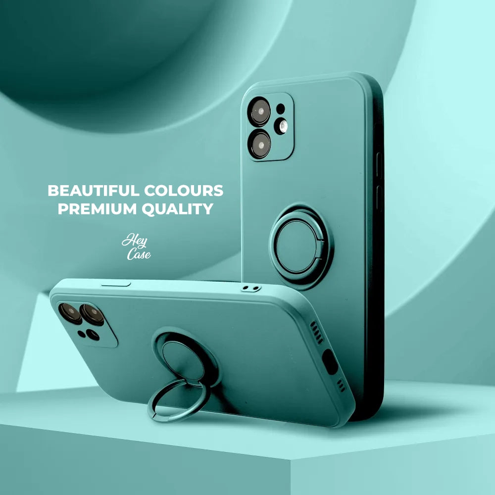 COPERTURA PER XIAOMI REDMI NOTE 13 PRO PLUS 5G HEYCASE ICON RING VERDE